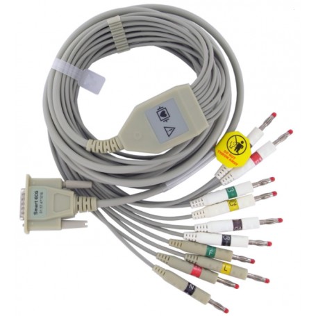 Câble ECG patient original 10 voies Edan SE-300B