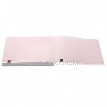 Papier ECG compatible Fukuda FX-8200/FX-7202-10 ramettes