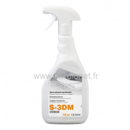 Spray nettoyant désinfectant S-3DM Stericid 750 ml