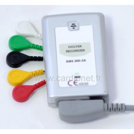 Holter ECG 3 voies DMS 300-3A 24 h à 7 jours