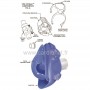 Masque VO2 XS Hans Rudolph 7450 Silicone V2™