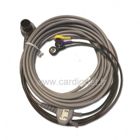 Câble ECG patient pour Tango® M2 Suntech®